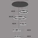 Axyaa Modern Light Luxury Staircase Pendant Lights for Living Room and Indoor Lighting