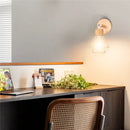 Axyaa Iron White Lampshade Wall Sconce - Modern Indoor Lighting