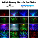 Axyaa RGBY Laser Effect Party Lights with Remote Control for Stage Lighting