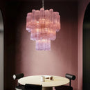 Axyaa Glass Vintage Villa Chandelier for Elegant Living Room, Bedroom, and Study