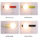 Axyaa Modern Minimalist Wall Lamp with Pull Switch for Bedroom, Living Room, Hallway