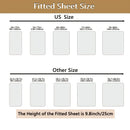 Axyaa Plush Fluffy Fitted Bed Sheet Mattress Topper - Single Double Simmons Cover