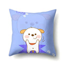 Axyaa Geometric Cat Dog Print Polyester Pillow Cover 45x45cm
