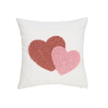 Axyaa Pink Velvet Ins Circle Love Pillowcase Embroidered Valentine's Day Bed Pillow Cover