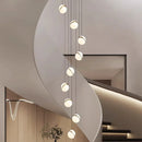 Axyaa Modern Chandelier Stair Pendant Lights Interior Lighting for Living Room & Home Décor