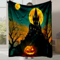 Axyaa Digital Cartoon Printed Flannel Blanket for Office & Leisure