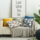 Nordic Leaf Striped Cushion Cover for Axyaa - Set of 3