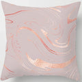 Axyaa Gold Geometric Flow Elements Pillow Case Cover Home Decor Accessories