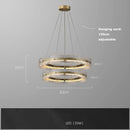 Axyaa Gold Pendant Lights - Glass Art Collection with Dimmable LED