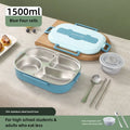 Axyaa Stainless Steel Bento Box with Compartment, Sealed & Portable Thermal Lunch Box
