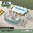 Axyaa Stainless Steel Bento Box with Compartment, Sealed & Portable Thermal Lunch Box