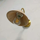 Axyaa Walnut Wood Wall Lamp Modern Minimalist Bedroom Light