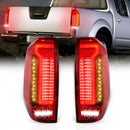 Axyaa LED Tail Lights for Nissan NP300 Navara 2005-2014 - Running Signal Brake Lamps