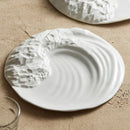 Axyaa Ceramic & Western Tableware Set - Elegant Flat Cold Dish Special Shapes