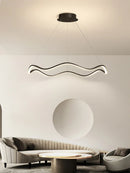 Modern Wave LED Pendant Lights by Axyaa for Living, Dining & Bedroom Lighting