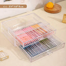 Axyaa Acrylic Stationery Drawer Organizer Watercolor Pen Holder Multi-Layer Storage Rack