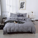 Axyaa Brushed Duvet Cover Set - Soft & Durable Queen/King Size Bedding