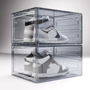 Axyaa Foldable Shoe Box with Lid Stackable Organizer for Home - Moisture-Proof & Dust-Proof