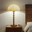Axyaa Egg Tower Wood Table Lamp | Vertical Desk Light for Living Room Bedroom