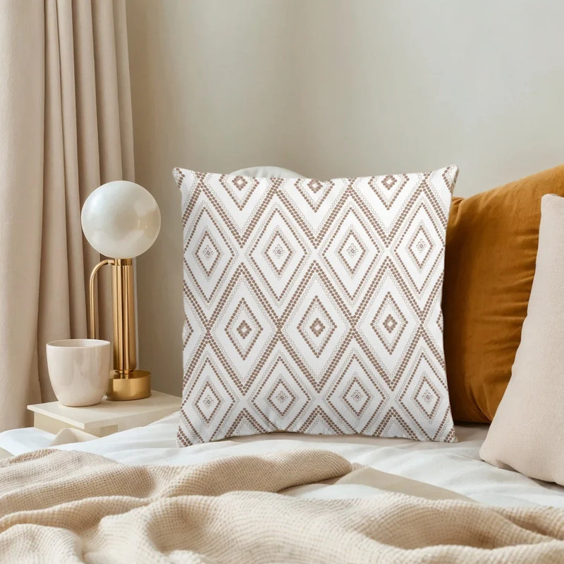 Axyaa Round Pattern Pillow Cover for Modern Minimalist Home Decor