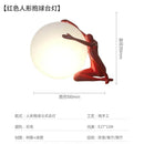 Axyaa Moon Desk Lamp Nordic Creative Spherical LED Art Light
