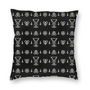 Axyaa Hail Satan Pattern Sofa Cushion Cover Pillowcase Home Decoration Party Car Bedding