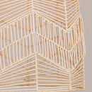 Axyaa Retro Rattan Pendant Lights Vintage Suspension Luminaire