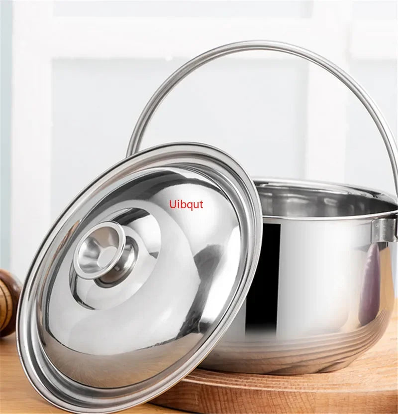 Axya Stainless Steel Cookware Set with Handleramen Pots and Pans