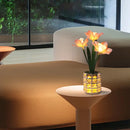 Axyaa Dimmable Daffodil Flower Crystal Lamp - Romantic Living Room Decor