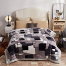 Axyaa Double Sided Warm Raschel Blanket for Winter - High End Soft & Cozy Weighted Comforter