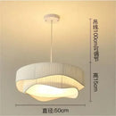 Axyaa Fabric Design Modern Art Chandelier for Bedroom & Living Room