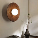 Axyaa Japanese Retro Wabi-Sabi Wall Lamp for Bedroom & Hallway