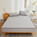 Axyaa Cotton Zippered Mattress Protector Encasement: Breathable, Fully Enclosed Fitted Sheet