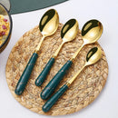 Axyaa Stainless Steel Ceramic Handle Cutlery Set