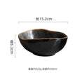 Axyaa Flame-Killed Ceramic Soup Pasta Salad Serving Bowls Set