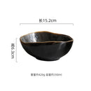 Axyaa Flame-Killed Ceramic Soup Pasta Salad Serving Bowls Set