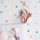Watercolor Stars Wall Decals by Axyaa  - Simple Pattern Kids Room Decoration