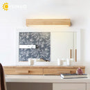 Axyaa Nordic Wooden LED Wall Sconce for Bedroom, Living Room, Bathroom