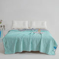 Axyaa Silk Ice Cream Summer Quilt - Solid Color Air Conditioning Quilt
