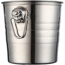 Axya Thick Tiger Head Stainless Steel Ice Bucket for Bar and KTV