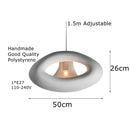 Axyaa Nordic Wabi Sabi LED Chandelier: Creative Hollow Design for Restaurant, Bedroom, Bar & Coffee Shop