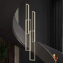 Axyaa Modern Minimalist Chandelier Spiral Staircase Lamp