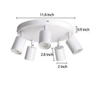 Axyaa Dimmable LED GU10 Spotlight 7W 12W Surface Mounted Ceiling Trail Light