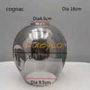 Axyaa Glass Magic Bean Pendant Lights with Concave Glass Shade - D12cm to D18cm