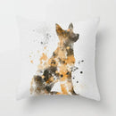 Axyaa Cute Dog Pattern Pillowcase Cover 45x45cm for Kids Room & Living Sofa Decor