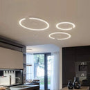 Axyaa Modern Ring LED Ceiling Chandelier for Bedroom Dining Room Study
