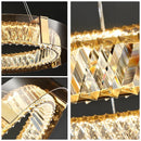 Axyaa Nordic Crystal Ceiling Light Chandelier for Living Room & Bedroom