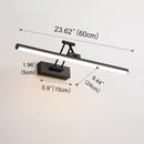Axyaa Modern LED Wall Lamp for Room Decor, Adjustable Long Strip Mirror Light