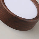 Axyaa Wood Grain Tube Light LED Ceiling Fixture