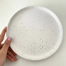 Axya Nordic Ink Splash Plate, Minimalist Jewelry Storage & Breakfast Dessert Plate